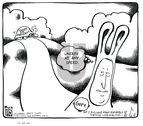 Tom Toles on Wednesday October 25, 2000 Comic Strip