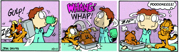 Garfield on Wednesday October 11, 1989 Comic Strip