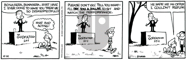 Grand Avenue on Thursday April 14, 2005 Comic Strip