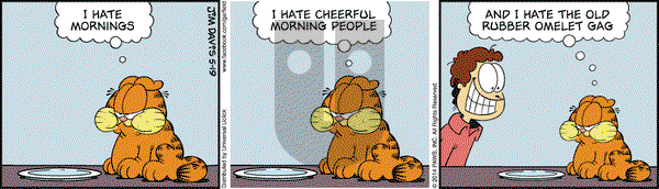 Garfield on Monday May 19, 2014 Comic Strip