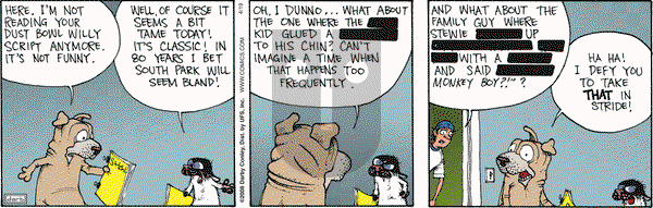 Get Fuzzy on Saturday April 19, 2008 Comic Strip
