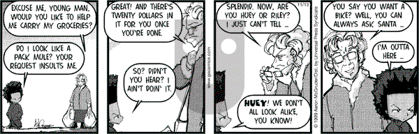 The Boondocks on Monday June 16, 2014 Comic Strip