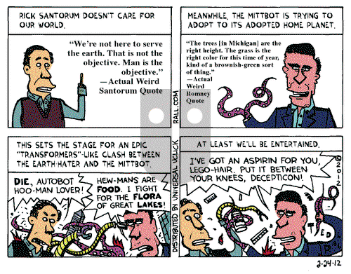 Ted Rall on Friday February 24, 2012 Comic Strip