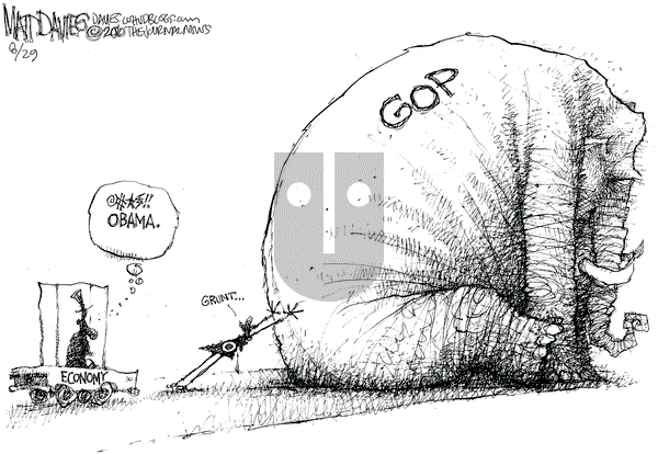 Matt Davies on Monday August 30, 2010 Comic Strip
