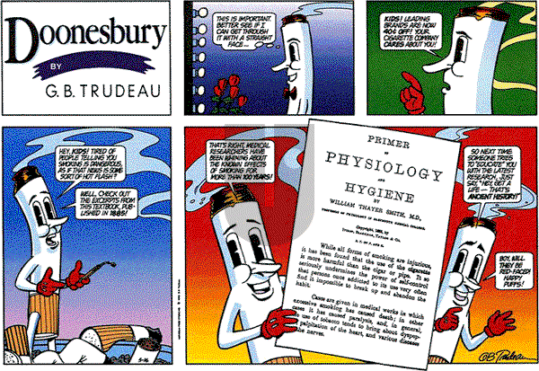 Doonesbury on Sunday May 16, 1993 Comic Strip