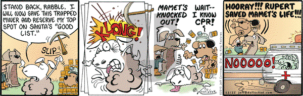 DeFlocked on Thursday December 23, 2010 Comic Strip