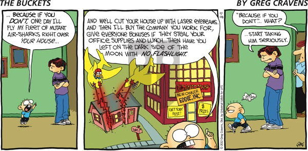 The Buckets on Sunday January 8, 2012 Comic Strip