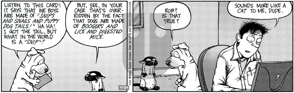 Get Fuzzy on Friday September 28, 2001 Comic Strip