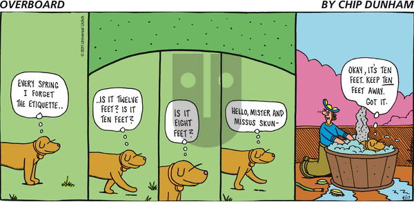 Overboard on Sunday April 17, 2011 Comic Strip