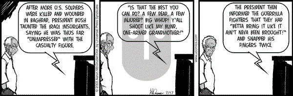 The Boondocks on Thursday February 17, 2011 Comic Strip
