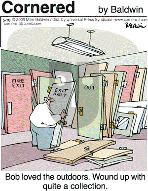 Cornered on Saturday May 10, 2003 Comic Strip