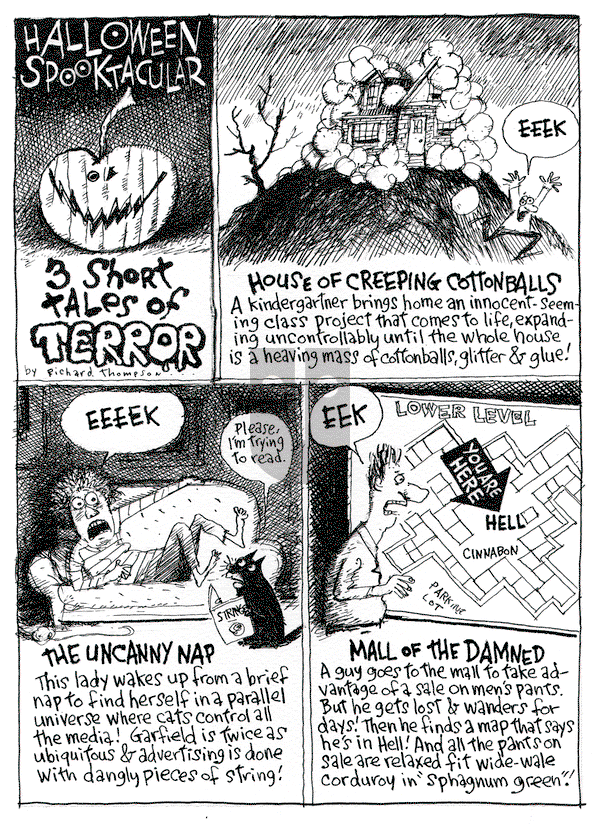 Richard's Poor Almanac on Saturday October 31, 2015 Comic Strip