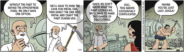 Alley Oop - Thursday January 20, 2022 Comic Strip