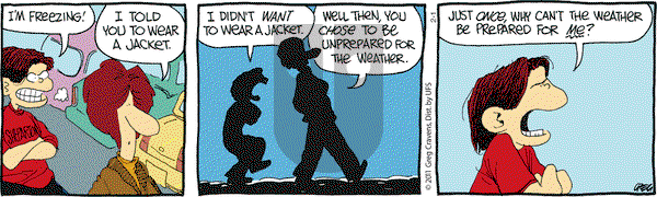 The Buckets on Tuesday February 1, 2011 Comic Strip