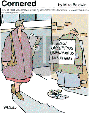 Cornered on Tuesday February 3, 2004 Comic Strip