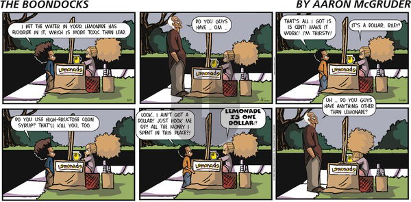 The Boondocks on Sunday August 21, 2005 Comic Strip