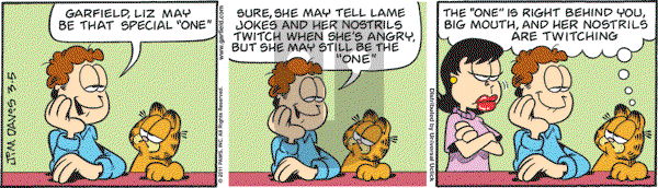 Garfield - Saturday March 5, 2011 Comic Strip