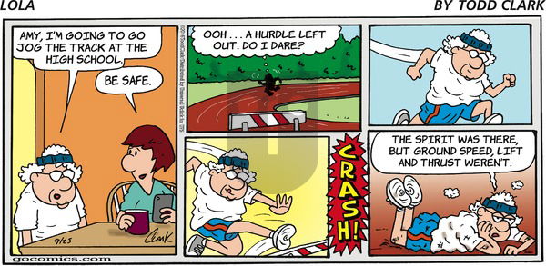 Lola on Sunday September 25, 2016 Comic Strip