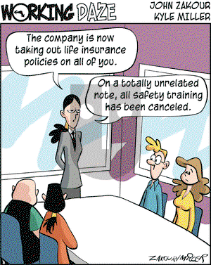 Working Daze on Saturday July 3, 2004 Comic Strip