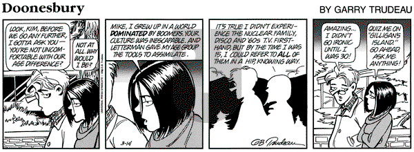 Doonesbury on Thursday March 14, 1996 Comic Strip