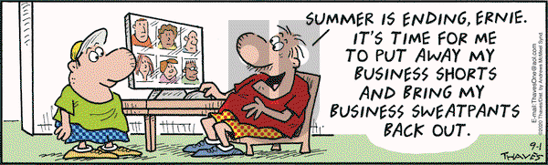 Frank and Ernest on Tuesday September 1, 2020 Comic Strip