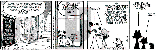 Over the Hedge on Wednesday May 19, 2004 Comic Strip