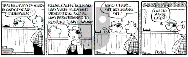 Drabble on Friday February 4, 2005 Comic Strip