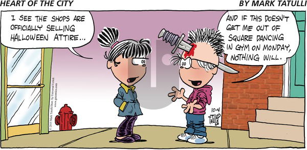 Heart of the City on Sunday October 4, 2015 Comic Strip