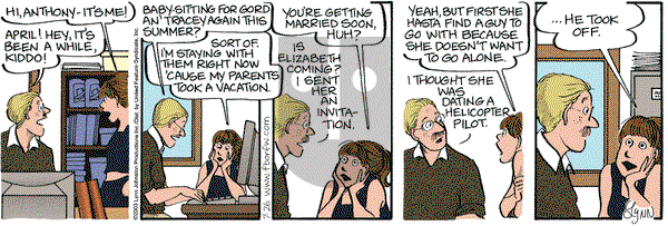 For Better or For Worse on Saturday July 26, 2003 Comic Strip