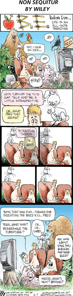 Non Sequitur on Sunday June 7, 2009 Comic Strip