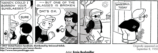 Nancy Classics on Friday September 8, 2017 Comic Strip