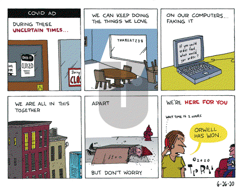 Ted Rall on Friday June 26, 2020 Comic Strip