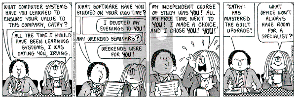 Cathy Classics - Thursday May 29, 1997 Comic Strip