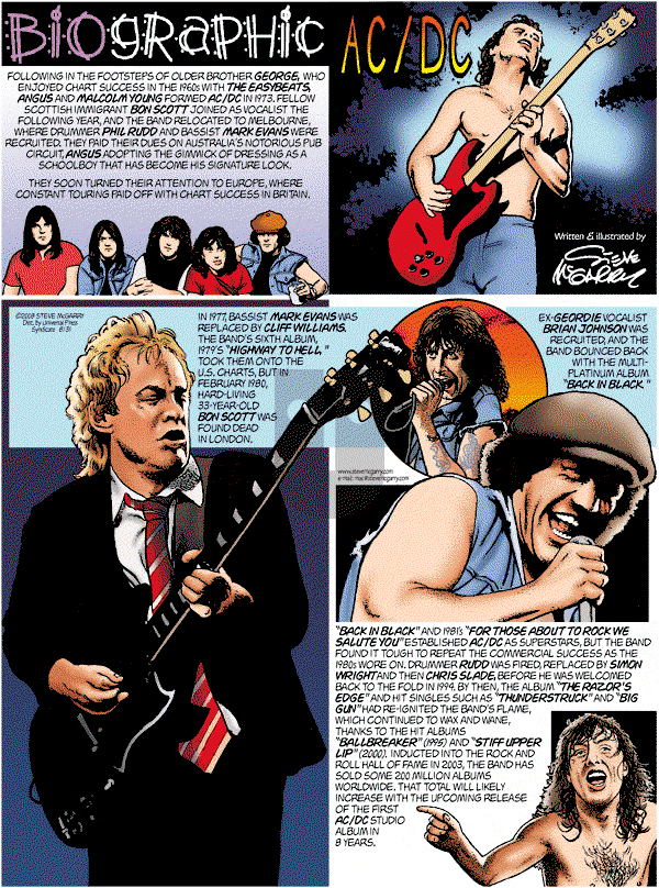 Biographic on Sunday August 31, 2008 Comic Strip