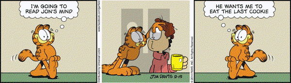 Garfield on Monday September 15, 2014 Comic Strip