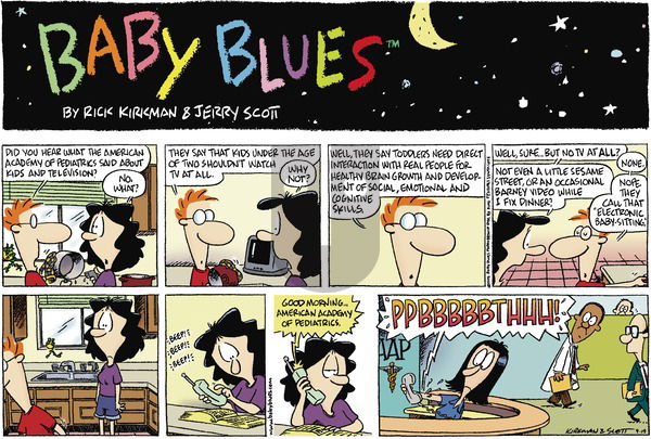 Baby Blues on Sunday September 19, 1999 Comic Strip