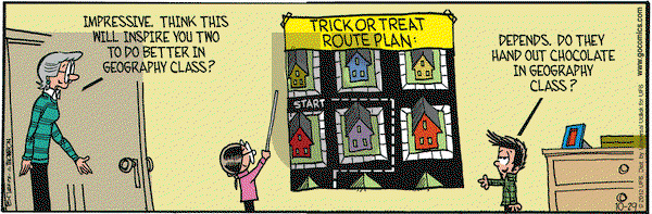 Grand Avenue on Monday October 29, 2012 Comic Strip