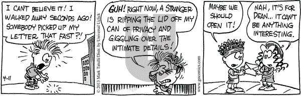 Heart of the City on Thursday April 11, 2013 Comic Strip