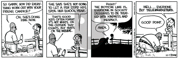 Grand Avenue on Thursday October 7, 1999 Comic Strip