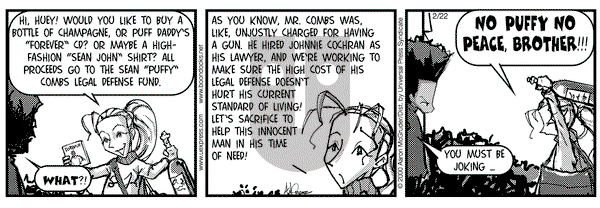 The Boondocks on Tuesday February 22, 2000 Comic Strip