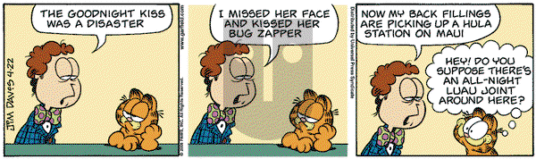 Garfield on Saturday April 22, 2006 Comic Strip