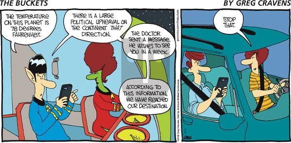 The Buckets on Sunday August 19, 2018 Comic Strip