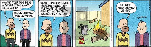 Pooch Cafe on Thursday April 5, 2018 Comic Strip