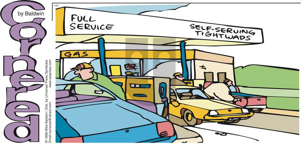 Cornered on Sunday September 20, 1998 Comic Strip