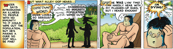 Alley Oop on Wednesday January 17, 2018 Comic Strip