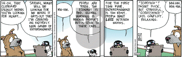 Get Fuzzy on Monday April 16, 2012 Comic Strip