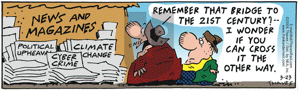 Frank and Ernest on Wednesday March 23, 2005 Comic Strip