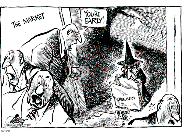 Pat Oliphant - Wednesday October 15, 1997 Comic Strip