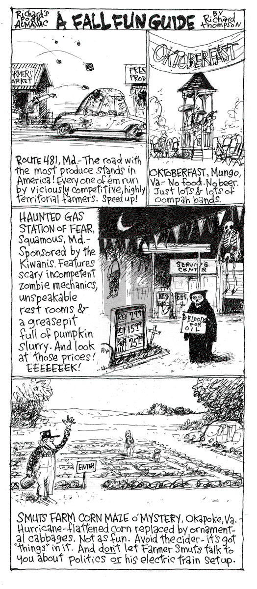 Richard's Poor Almanac on Friday September 25, 2015 Comic Strip