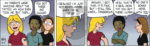 Luann on Thursday September 11, 2008 Comic Strip